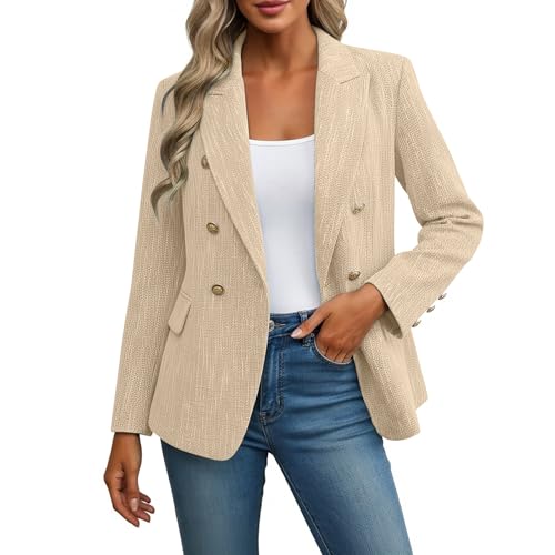 Fall Blazers for Women 2026 Blazers for Women Double Breasted