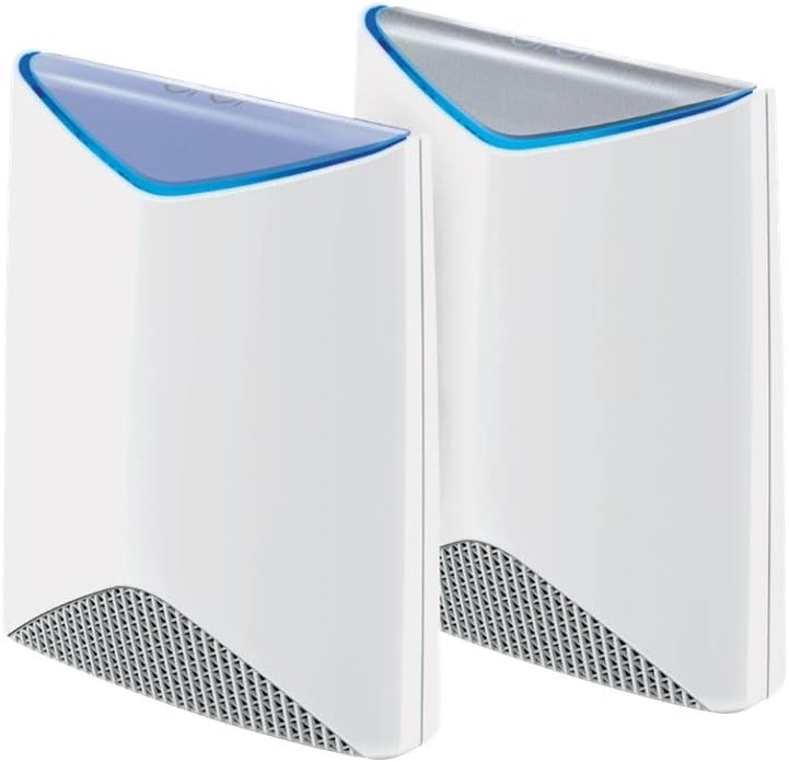 Netgear Sytème WiFi Mesh Tri-Bandes (SRK60), AC3000, Pack de 2, 350 m², 3 Gibts/s, Un WiFi Partout à la Maison ou en Entreprise, Idéal Murs épais, Possibilité de créer WiFi invité Blanc