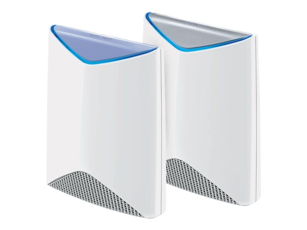 Netgear Sytème WiFi Mesh Tri-Bandes (SRK60), AC3000, Pack de 2, 350 m², 3 Gibts/s, Un WiFi Partout à la Maison ou en Entreprise, Idéal Murs épais, Possibilité de créer WiFi invité Blanc