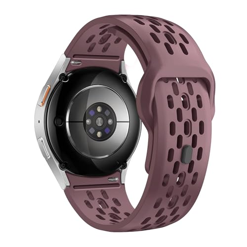 [�����ȓX] �ɓK��Samsung Galaxy Watch 7 6 5 4 FE 44mm 40mm/5 Pro 45mm�u���X���b�g Galaxy Watch6 Classic 43mm 47mm�X�|�[�c�o���h�ɓK������V���R���X�g���b�v(Smoke 