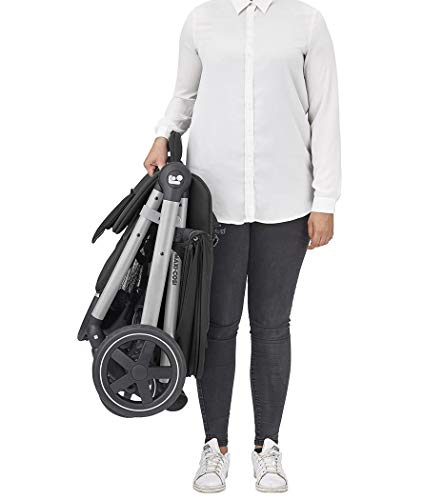 Maxi-Cosi Gia Essential Black Kinderwagen, 0 maanden tot 22 kg, met één hand inklapbaar, ligpositie met slaappositie… - Afbeelding 8