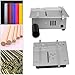 Aupitolt Mini Woodworking Table Saw, Handmade Bench Saw with 7-Speed Adjustable Power Supply 63mm HSS Circular Blade, DIY Model Crafts Cutting Tool for Cutting PCBs, Acrylics, Copper Tubes,Etc