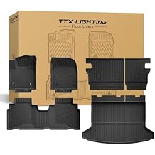2024 2025 2026 Prologue Floor Mats & Cargo Liner & Backrest Mat Fit for Honda Prologue & Chevrolet Blazer EV - All Weather Floor Liners Trunk Mat Back Seat Cover Prologue Accessories Black