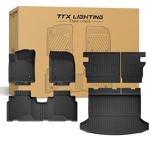 2024 2025 2026 Prologue Floor Mats & Cargo Liner & Backrest Mat Fit for Honda Prologue & Chevrolet Blazer EV - All Weather Floor Liners Trunk Mat Back Seat Cover Prologue Accessories Black