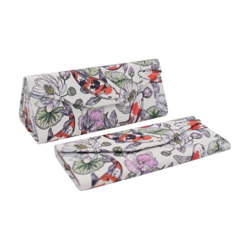 Image of Real Sic Glasses Case for Men and Women - Magnetic Folding Hard Shell Sunglass Holder - Inspired by Adorable Animals