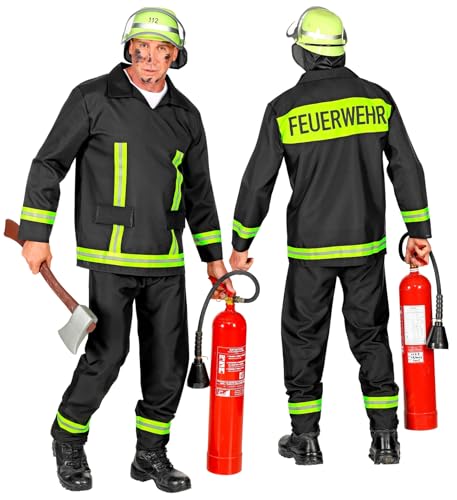 W WIDMANN MILANO Party Fashion - Costume de pompier, sauveteur, firefighter, déguisement de carnaval
