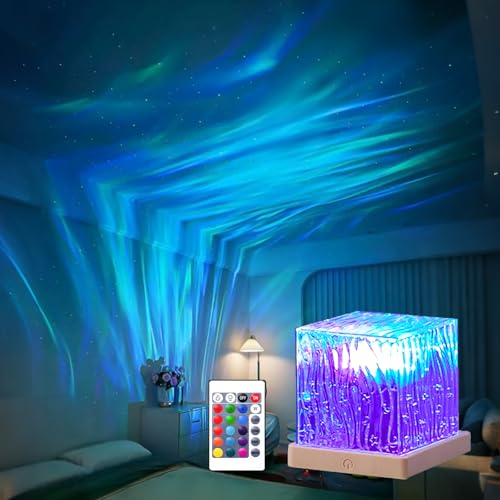 Growalleter 16-Color Aurora Projector with Remote & App