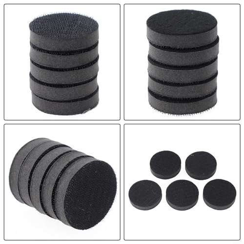 Weichschaum-Puffer-Schnittstellen-Pads, 75 * 12mm, weiche Dichte, Schaumstoff-Pufferrückseite für Pads zum Schleifen, Polieren, Polierscheiben, 5 Stück