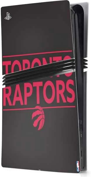 Skinit Decal Gaming Skin Compatible with PS5 Pro Console - Officially Licensed NBA Toronto Raptors Logo Design