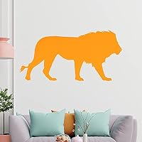 KIWISTAR Löwen-Silhouette Wandtattoo – Afrikanischer Umriss, Selbstklebend In 6 Größen, Für Wohnzimmer, Schlafzimmer, Küche