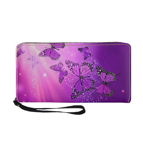 Sunflower Wallet for Women Around Zipper Long Purse Travel Clutch Bag2