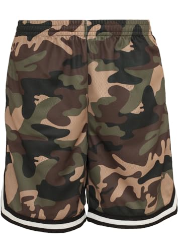 Urban Classics Camo Stripes Mesh Shorts
