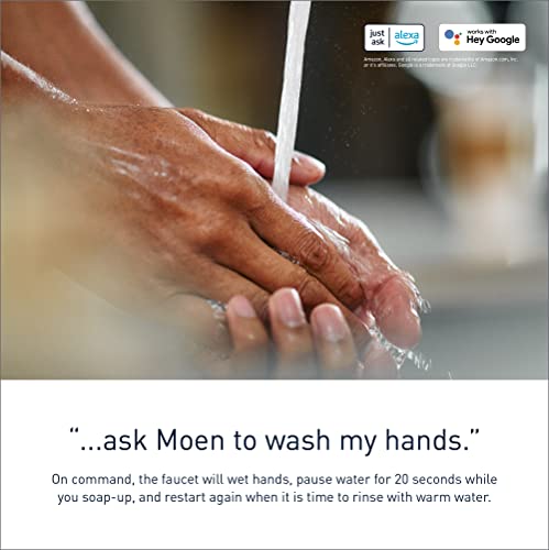 Moen 7565Evbg Align Smart Touchless Pull Down Sprayer Kitchen Faucet With Voice Control And Power Boost, Brushed Gold #TOP6