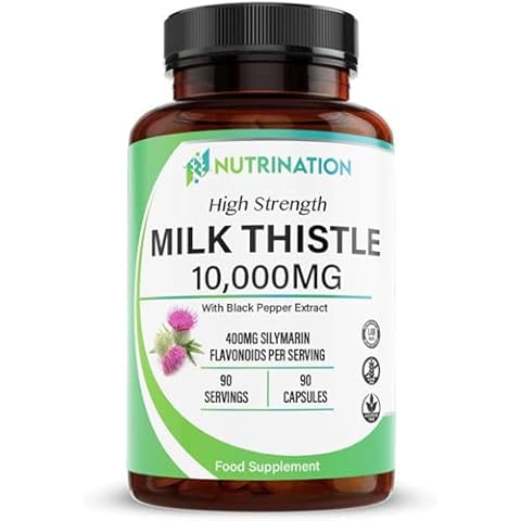 Milk Thistle High Strength 10000mg with Black Pepper Cover