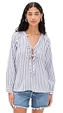 Rails Women's Brielle Top, Admiral Stripe, M