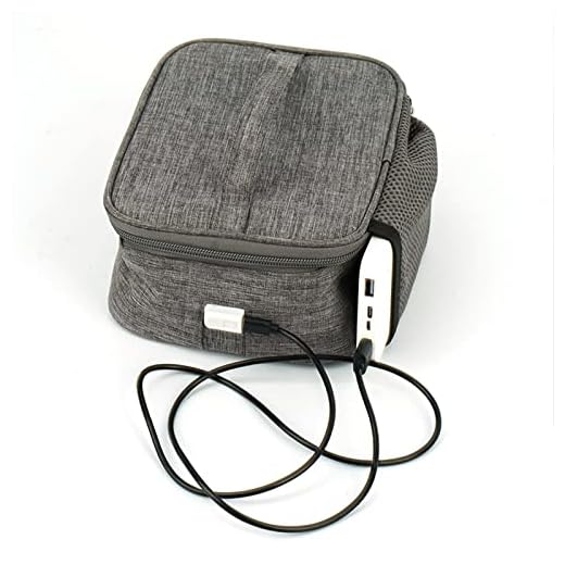 SJDWDX Chauffe-aliments portable - Sac à déjeuner chauffant USB - Pour voyage en voiture - Imperméable - Oxford - Isotherme - Pour camping, pique-nique
