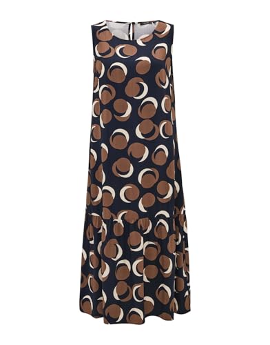 OPUS Damen Midikleid | Midikleid WICY City A-Linie aus ECOVERO™ Viskose Coal Blue, 36