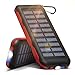 Produktbild CXL Solar Ladegerät 25000mAh Powerbank Solar [2020 Neuestes Solarladegerät] Tragbares Wasserabweisende Charger mit 3 Ausgänge und Taschenlampe&SOS Warnlampe für Reisen Camping Wandern Outdoor