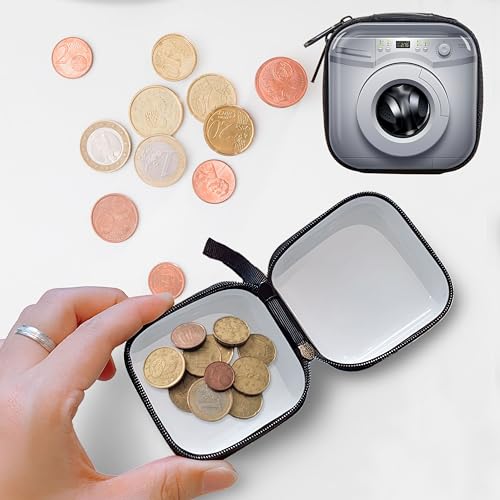 Image of Kraptick Multipurpose Coin Pouch for Men & Women, Compact Coin Organiser, Cash & Coin Holder Pouch, Stylish Mini Money Pouch for Everyday Use (Grey)