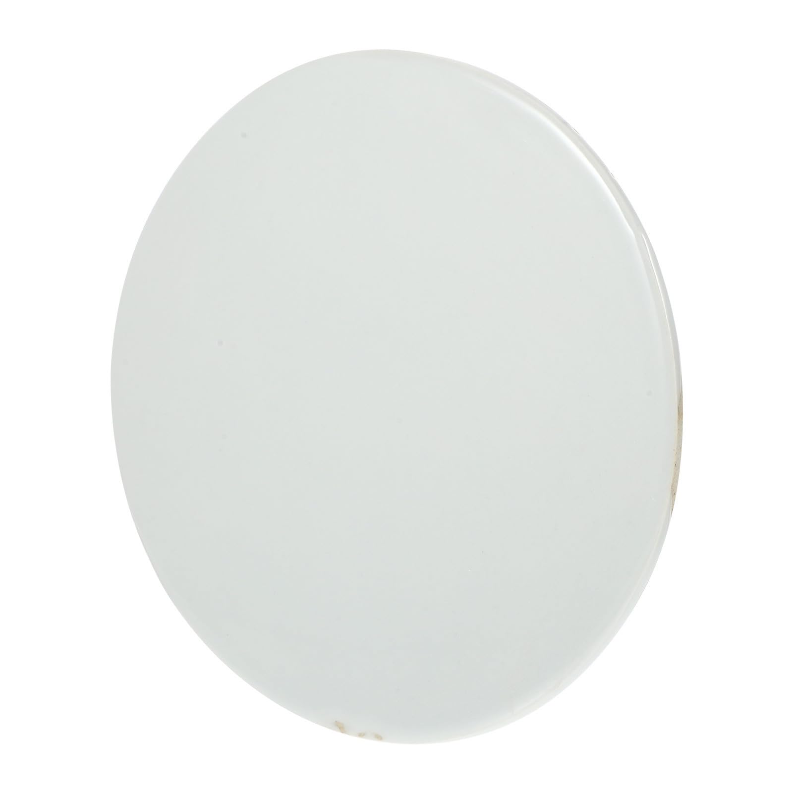 Puce ronde en céramique blanche pour peinture et cours d'art