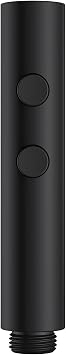 Black Handheld Bidet Sprayer, Biveah Stainless Steel Portable Jet Spray for Toilet Hygienic, KXS021B