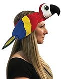 Colorful Parrot Headband, Adult-Sized