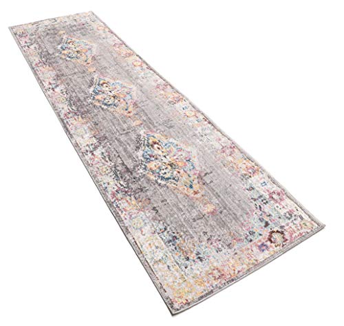 RugVista, Cornelia, Teppich, Mittelflor, 80 x 300 cm, Läufer, Modern, Oeko-Tex Standard 100, Polyester, Flur… – Bild 4