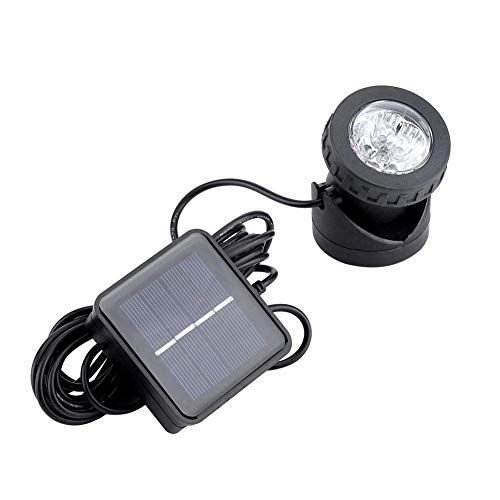 Lyrlody Solar Unterwasserfloot, 6 LED Solar Unterwasser Lich, IP 68 Wasserdicht, Solarbetrieben, Unterwasser Strahler U Boot Licht für Garten Teich,...
