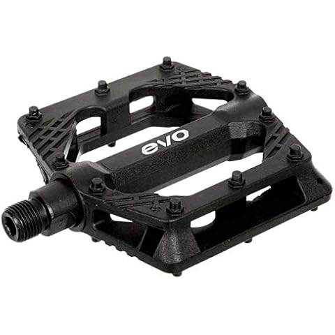 EVO, Freefall Sport, Platform Pedals, Body: Nylon, Spindle: Cr-Mo, 9/16'', Black, Pair Cover