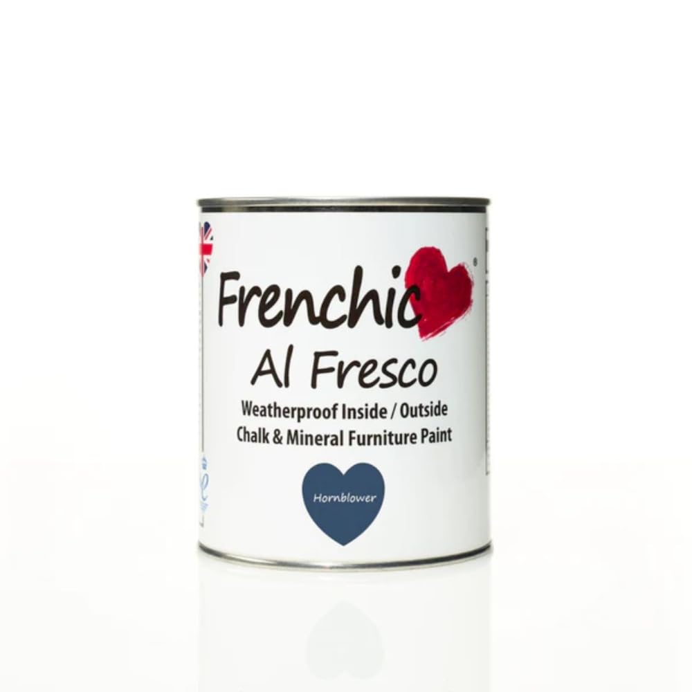 Frenchic Blue Hornblower - Al Fresco Weatherproof Inside & Outside Chalk Paint - 750Ml