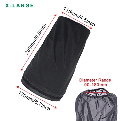 Image of Car Cone Performance Air Filter Cover Sock Thicker Version Dust-proof Water-proof Protection Cover Universal for High Flow Cold Air Intake Filter