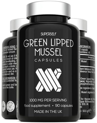 Green Lipped Mussel Capsules 1000mg, 90 Tablets