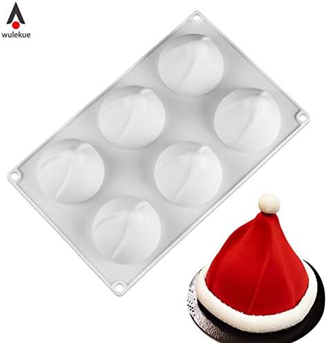 Silicone Christmas Hat Cake Mold For Pie Jelly Muffin Bread Non-Stick Bakeware Baking Pan Party Angel Food Mould