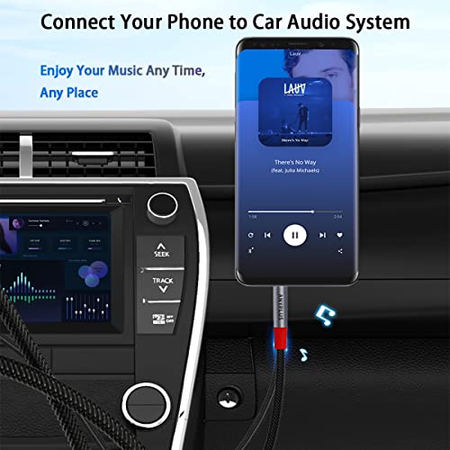 Anyplus Aux Cable, 3.5Mm Male To Male Aux Cord,【1M-2Pack】 Hi-Fi Souund Fish Wire Braided Audio Cable Compatible With Headphone, Auxiliary Cord For Iphone, Home/Car Stereo, Speaker, Echo. #TOP4