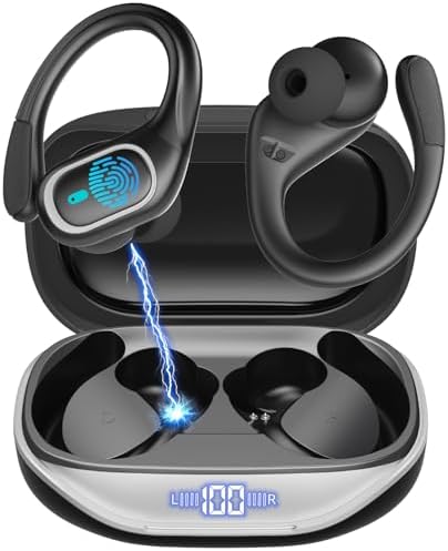 AI Translation Earbuds Real Time 164 Languages Translator Earbuds Noise Cancelling, Open Ear Wireless Earphones, Bluetooth 5.4 Headphones, Translating Device for Travel Business Study
