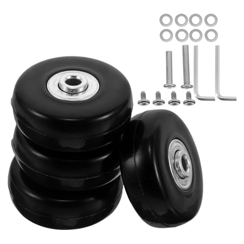 Kit de remplacement pour roulettes de valise 50 mm anti-bruit