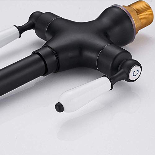 Mitigeur Robinet Eau Chaude et Froide Lavabo Comptoir Monotrou - 7
