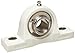 Hub City PB251CTWX1 Pillow Block Mounted Bearing, Normal Duty, High Shaft Height, Relube, Setscrew Locking Collar, Wide Inner Race, Composite Housing, Stainless Insert, 1" Bore, 1.53" Length Through Bore, 1.438" Base To Height