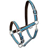 Farbkarte: blau Waldhausen Halfter Esperia, blau/braun, Pony, azurblau/braun, Pony