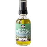 WishGarden Herbs Perineal Massage Oil - Certified Organic Herbal Oil Infusion with Plantain Leaf, Calendula & Jojoba Oil, Supports Skin Elasticity & Prevents Perineum Tearing During Childbirth, 2oz