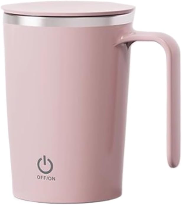 Rechargeable Portable Water cup, Fully Automatic Coffee Mixing cup, Electric Magnetic Rotating Shaking cup(E)