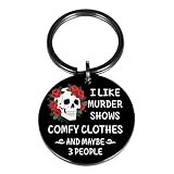 Spooky Basket Stuffers for Men, Skeleton Keychain, Boo Basket Stuffers for Women, Halloween Skull Keychain, Spooky Baske t Stuffer s for Women, Boo Baske t for Him Stuffer s, Dark Romance Horror Gifts