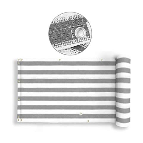 Garden Sun Shade Net Balcony Sun Shade Sail Privacy Screen Fence Mesh For Balcony Windscreen Sun Shade UV-Proof Patio Pool Shade Window Awning (Size : 0.5X3M(1.6 * 9.8ft)) Cover