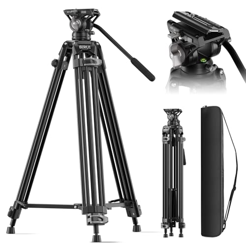 Installazione Rapida: SIRUI AVT-11 treppiede video con testa fluida è dotato di un meccanismo a scatto per un rapido montaggio e smontaggio, combinato con un sistema di blocco a scatto per un bloccaggio sicuro. Questa combinazione rende il treppiede particolarmente adatto per scenari che richiedono una rapida installazione, come eventi dal vivo o riprese in movimento