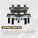 KUSATEC 513303 2pcs Front Wheel Bearing and Hub Assembly Compatible with 2008-2014 Subaru Forester Impreza 2013-2014 XV Crosstrek 2005-2014 Subaru Outback Legacy, 5 Lug Bolts w/ABS