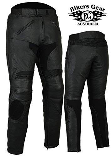 Bikers Gear, pantaloni da uomo per moto, in finta