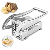 【Mango Antideslizante】 Nuestro cortador de papas de acuerdo con el diseño ergonómico, mango cómodo hace que todo sea más fácil para hacer papas fritas caseras. El mango antideslizante hace que la cortadora no se caiga fácilmente, lo que hace que la operación sea más segura. Espero que puedas disfrutar de tu viaje culinario.