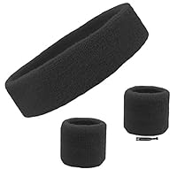 Algopix Similar Product 1 - Kenz Laurenz Sweatband Set Cotton