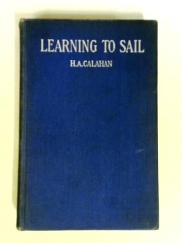 Learning To Sail B0006ALR6A Book Cover