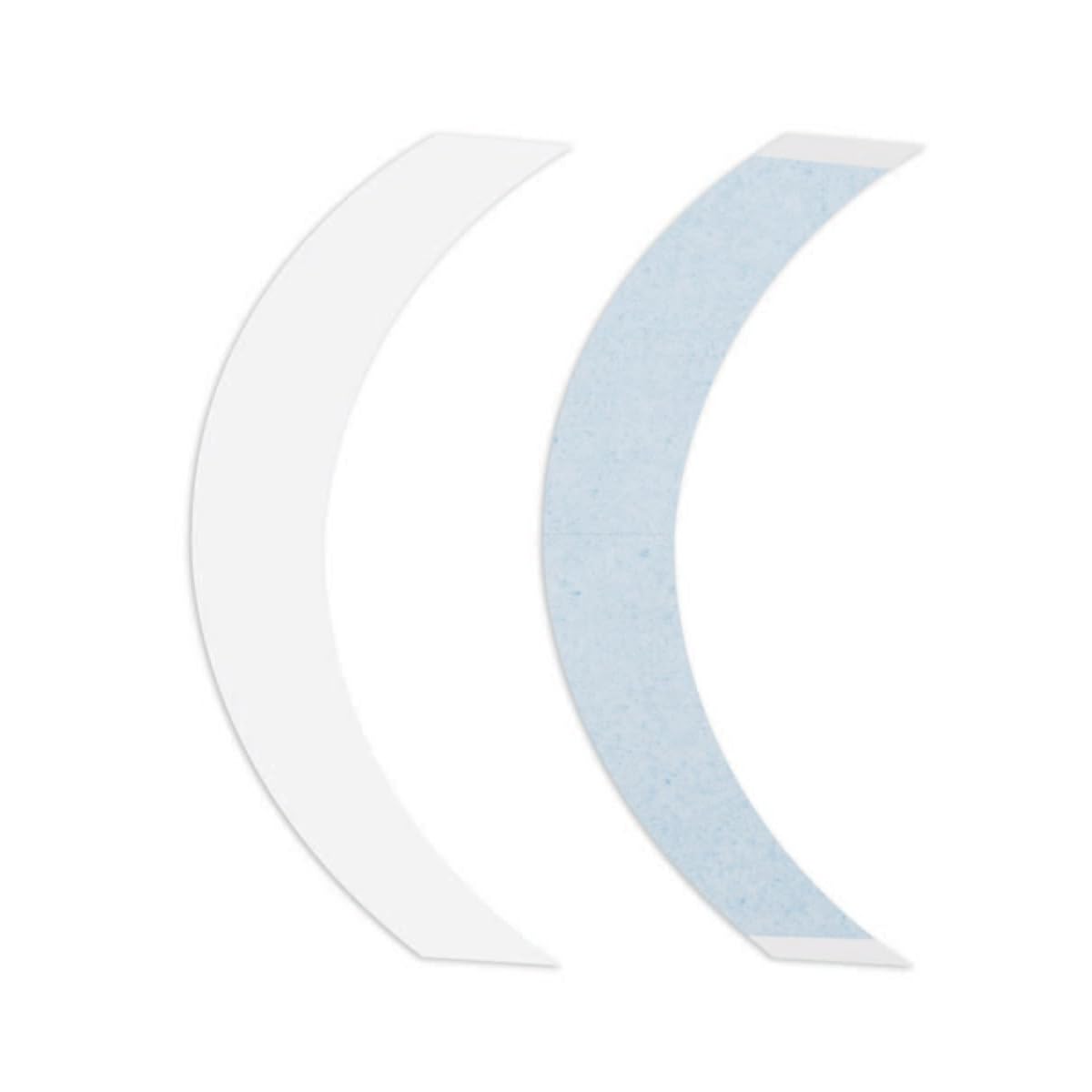 Walker Tape Blue Liner Lace Front Support Tape CC Contour 5" Super Wide Tabs, Double Sided Wig Adhesive for Lace Wigs, Toupees, and Human Hair Extensions, No-Shine Hairpiece Adhesive, 24 Pieces